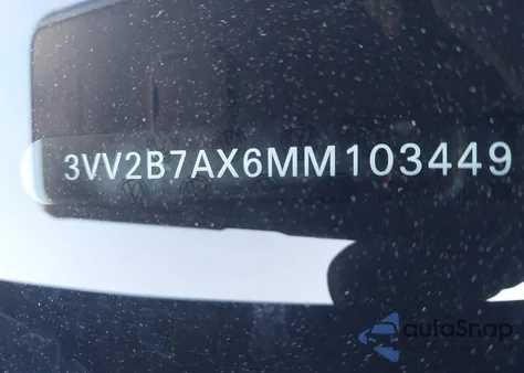 2021 Volkswagen Tiguan 2.0T Se/2.0T Se R-Line Black/2.0T Sel из США, поврежденный, VIN 3VV2B7AX6MM103449